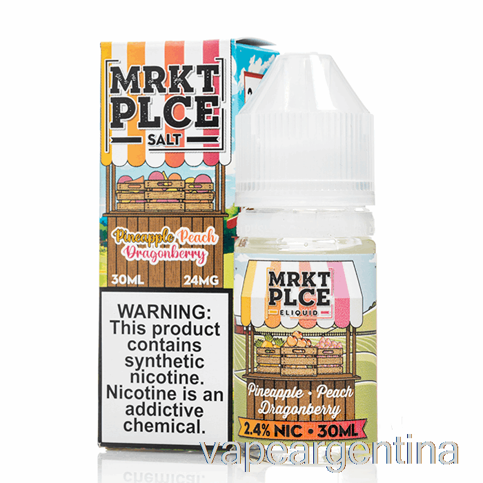 Piña Melocotón Dragonberry - Sales Mrkt - 30ml 24mg Vape Descartable